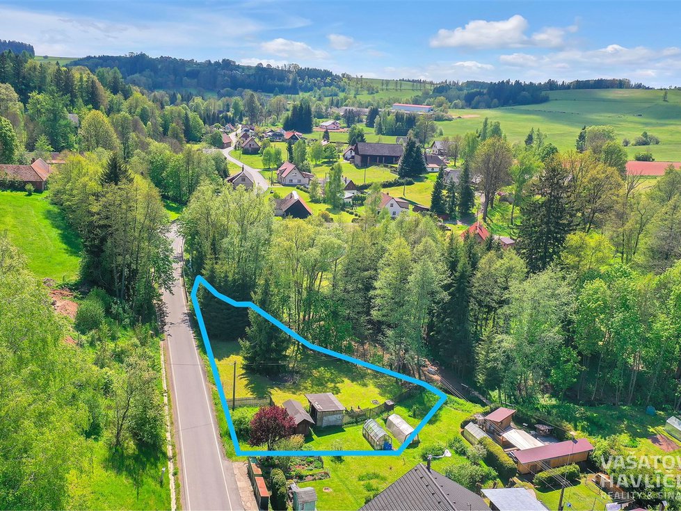 Prodej stavební parcely 1164 m², Mříčná