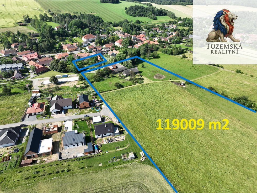 Prodej stavební parcely 119009 m², Kořenec