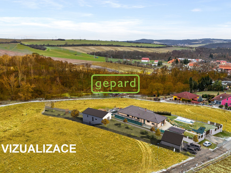 Prodej stavební parcely 1118 m², Zbýšov