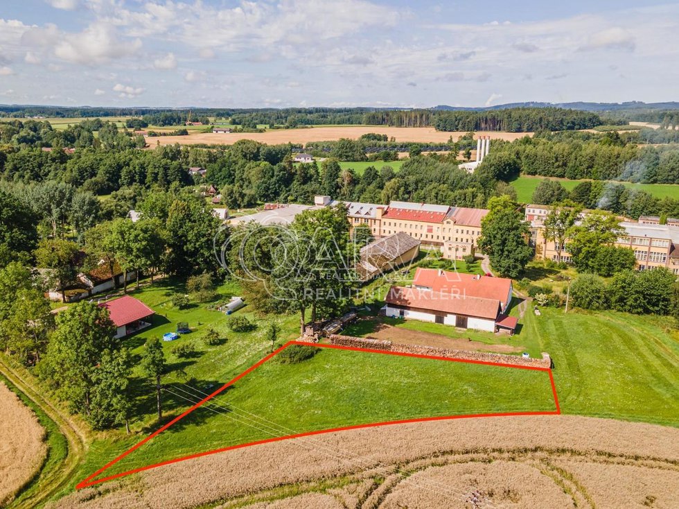 Prodej stavební parcely 1902 m², Nová Včelnice