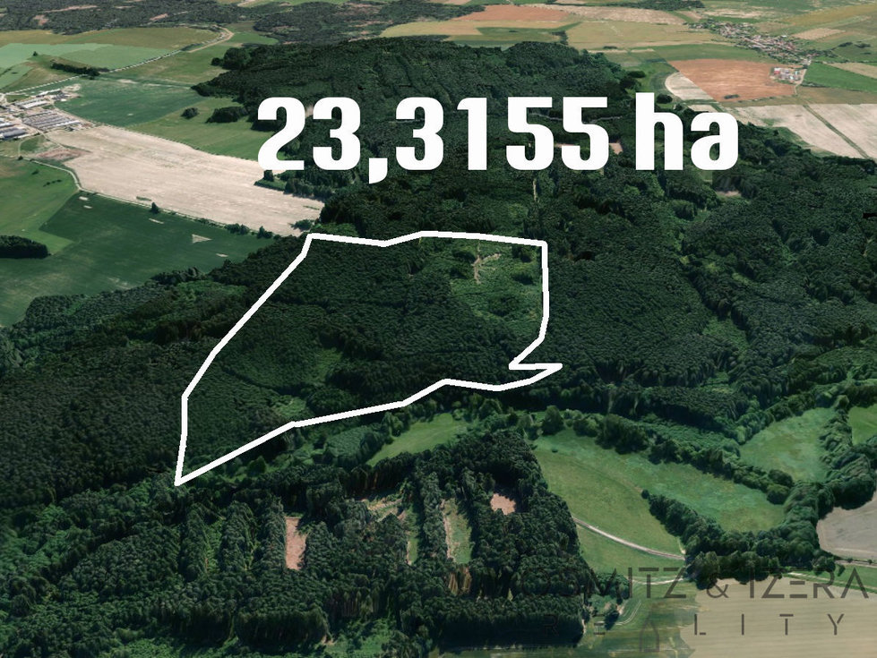 Prodej podílu lesa 233155 m², Žďár