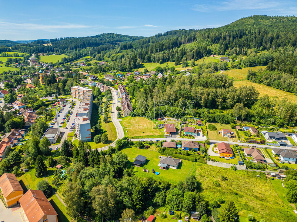 Prodej stavební parcely 1462 m², Větřní