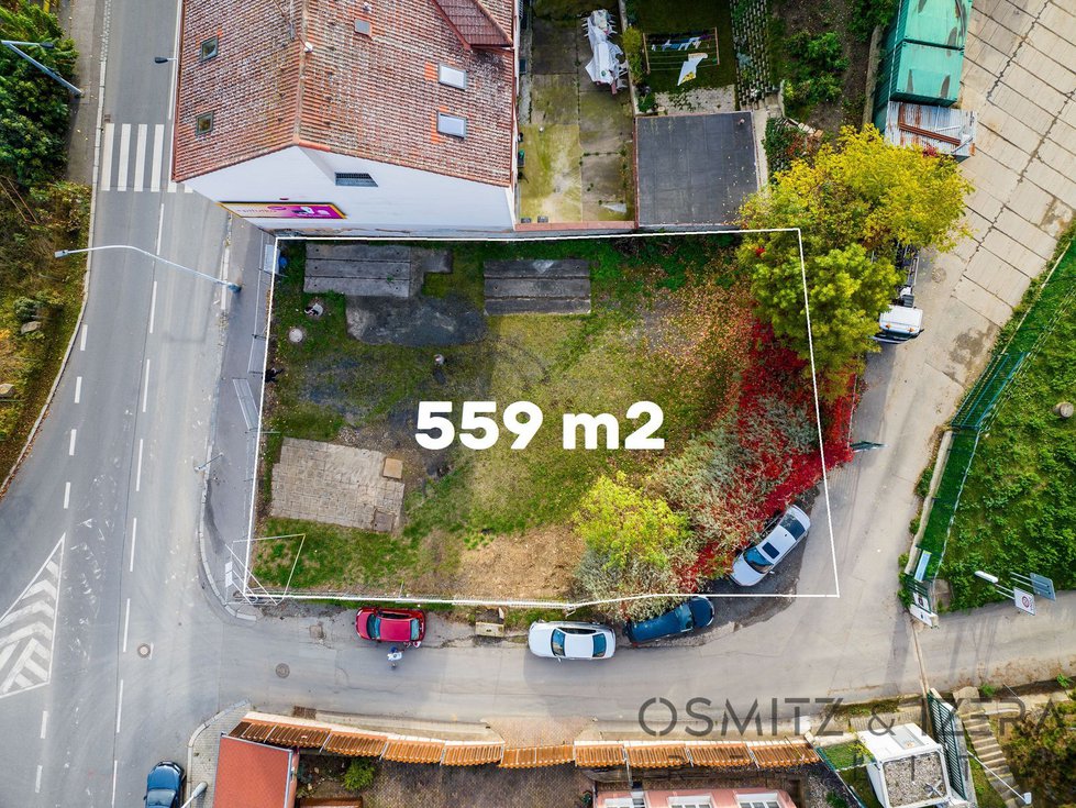 Prodej stavební parcely 559 m², Praha