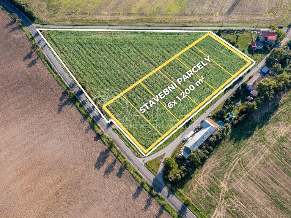 Prodej stavební parcely 1000 m², Opočno