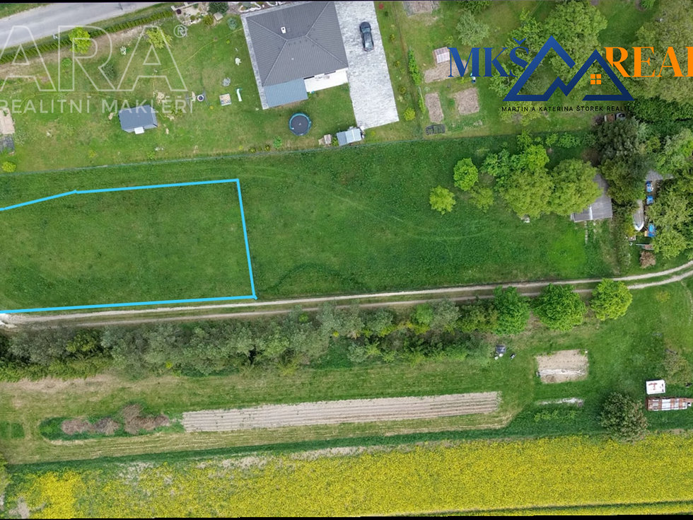 Prodej stavební parcely 928 m², Střemy