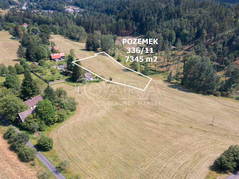 Prodej louky 7345 m², Huntířov