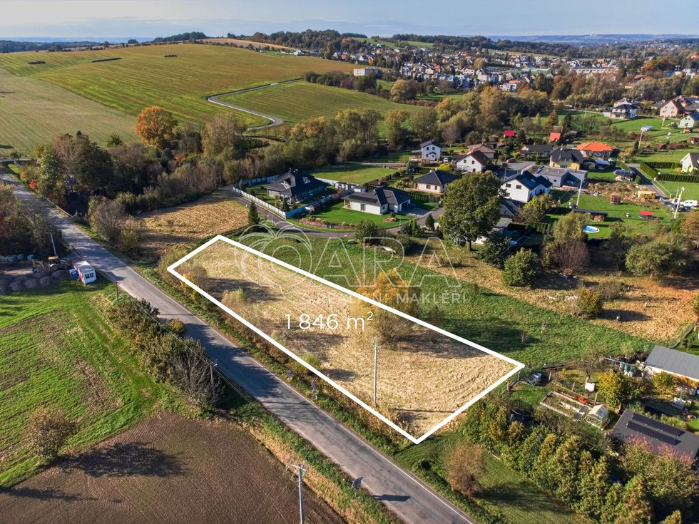 Prodej stavební parcely 1846 m², Brušperk