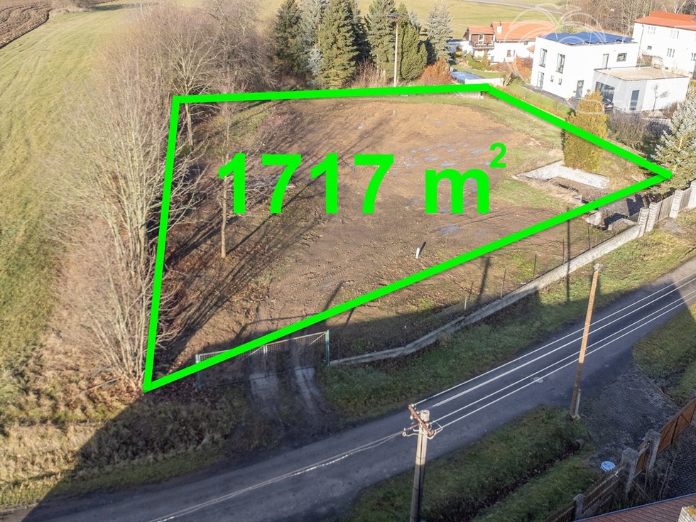 Prodej stavební parcely 1717 m², Načeradec