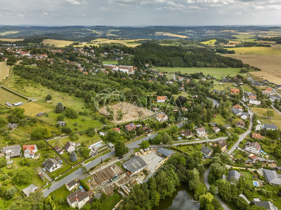 Prodej stavební parcely 1296 m², Ondřejov