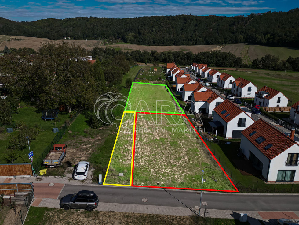 Prodej stavební parcely 1282 m², Račice-Pístovice