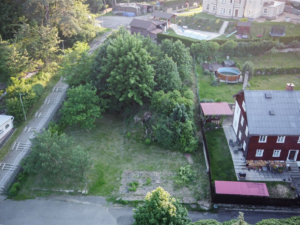 Prodej stavební parcely 1053 m², Hamr na Jezeře