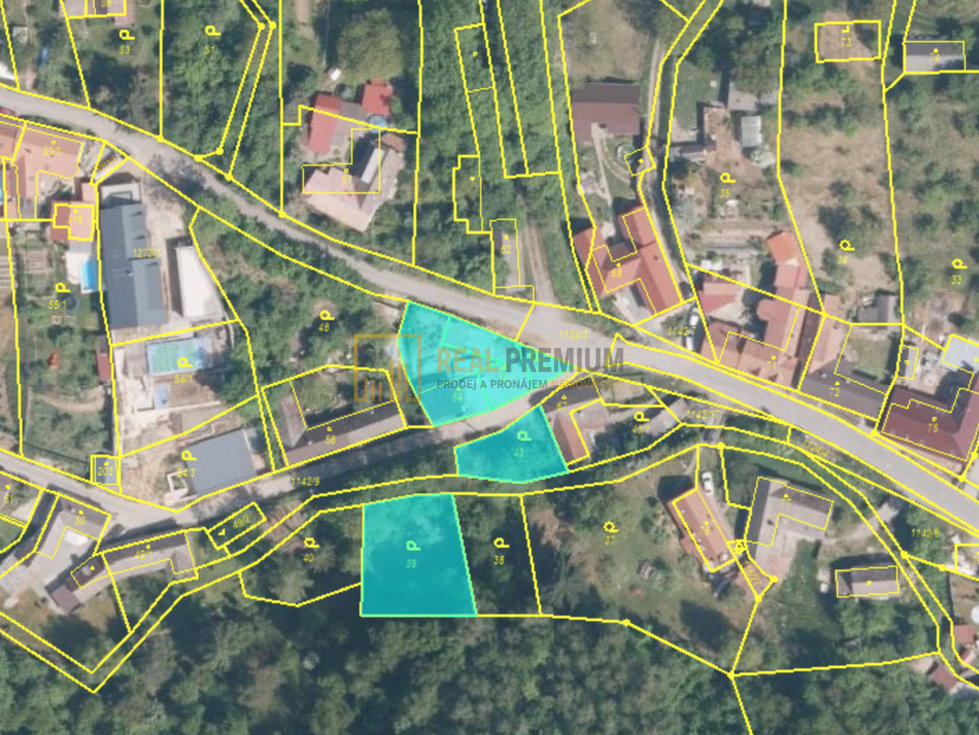 Prodej stavební parcely 1144 m², Košíky