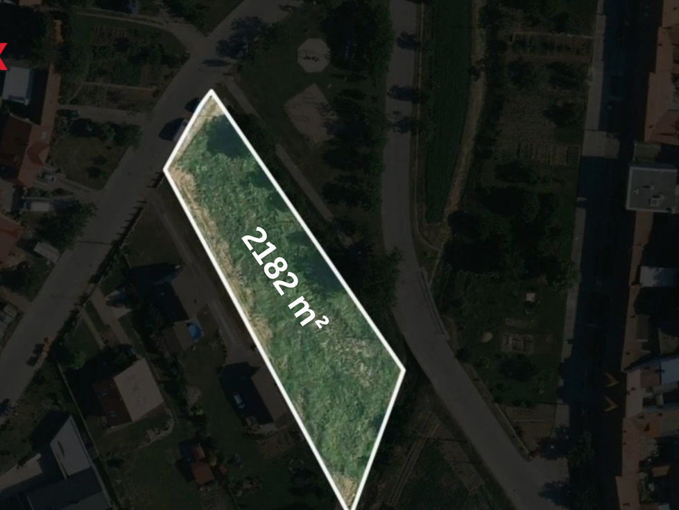 Prodej stavební parcely 2182 m², Uhřice
