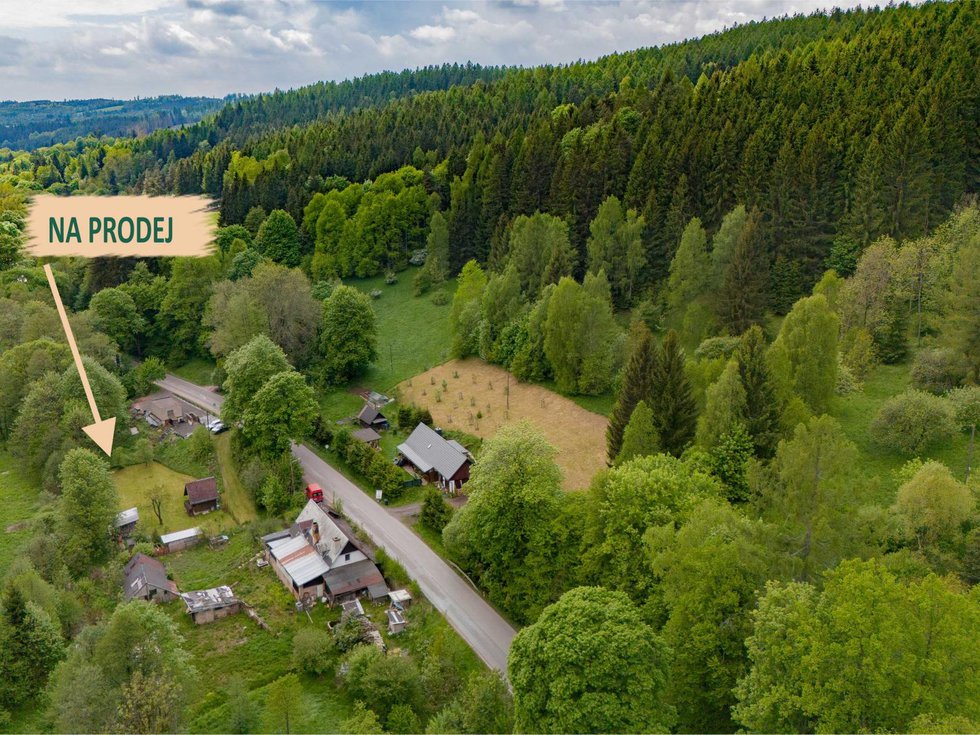 Prodej stavební parcely 4895 m², Zlatá Olešnice