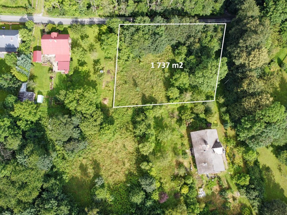 Prodej stavební parcely 1737 m², Zlaté Hory