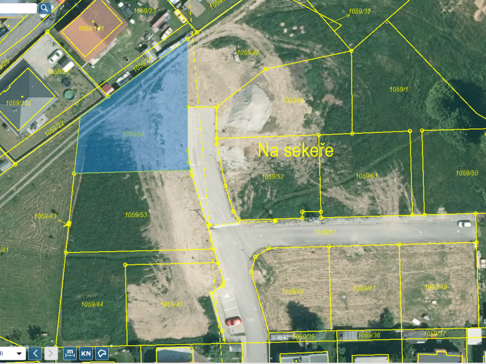 Prodej stavební parcely 882 m², Rudolfov