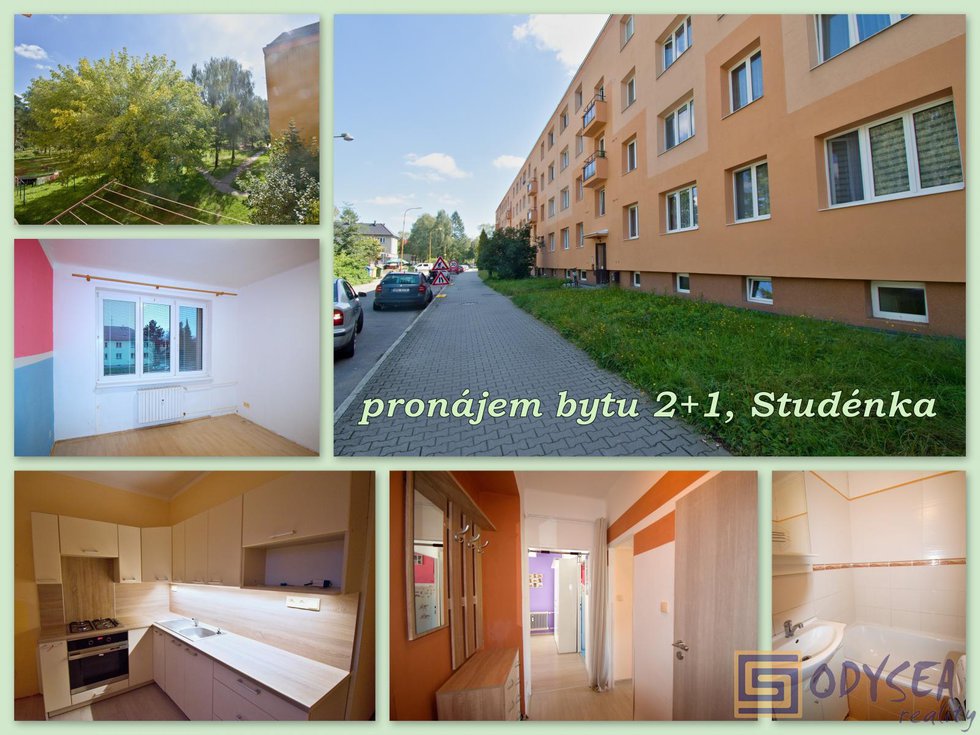 Pronájem bytu 2+1 54 m², Studénka