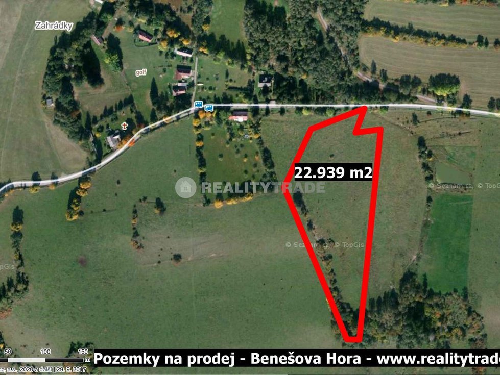 PRODEJ POZEMKŮ 22.939 M2 NA ŠUMAVĚ - BENEŠOVA HORA