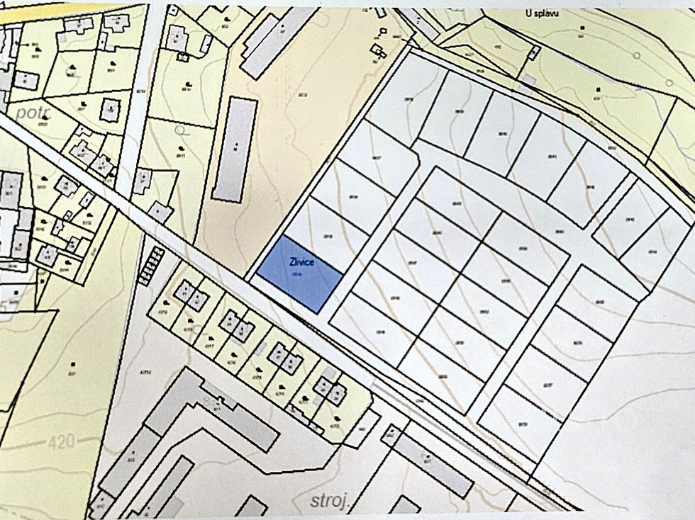 Prodej stavební parcely 1147 m², Čížová