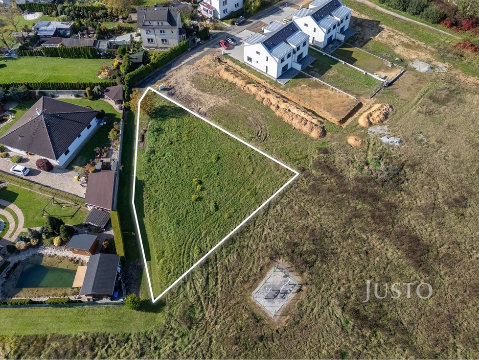 Prodej stavební parcely 1018 m², Boršov nad Vltavou