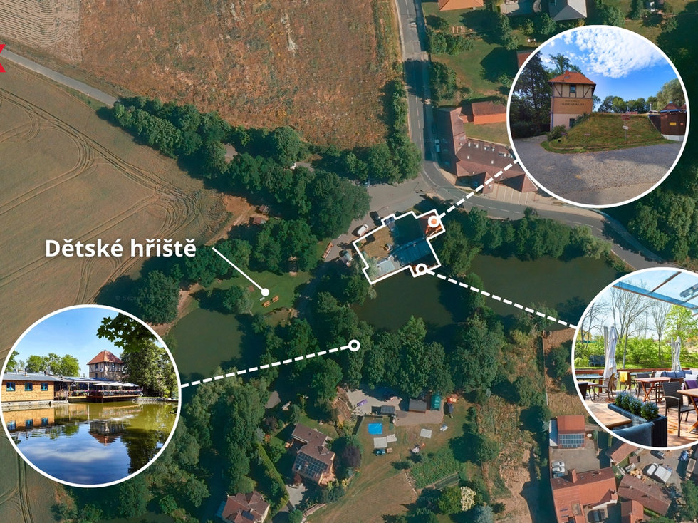 Prodej restaurace 400 m², Průhonice
