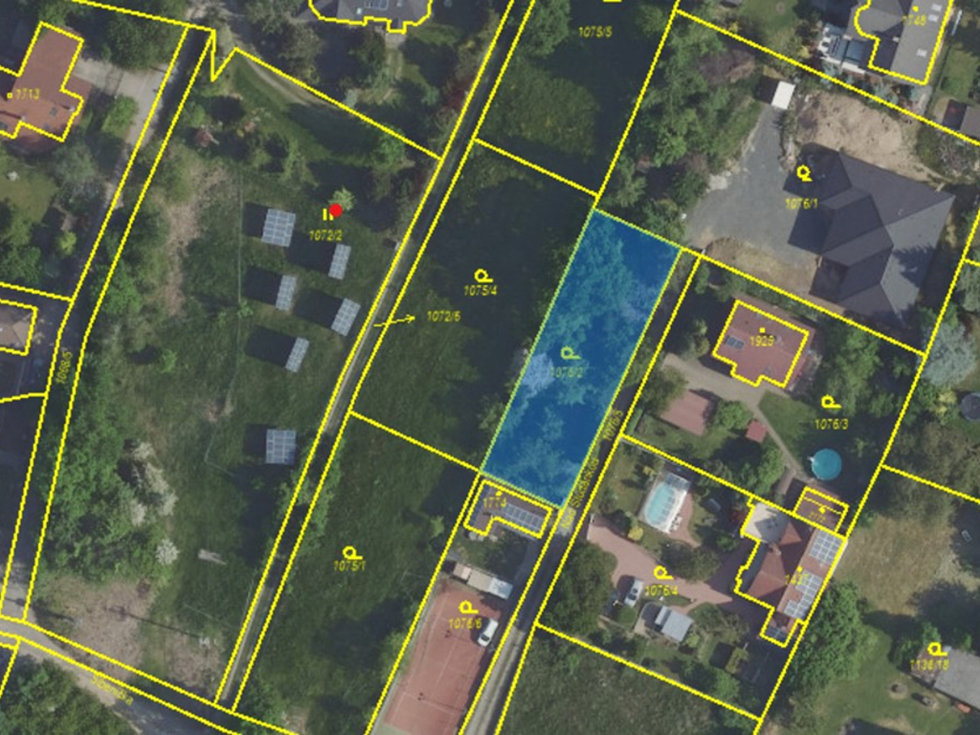 Prodej stavební parcely 635 m², Mnichovice