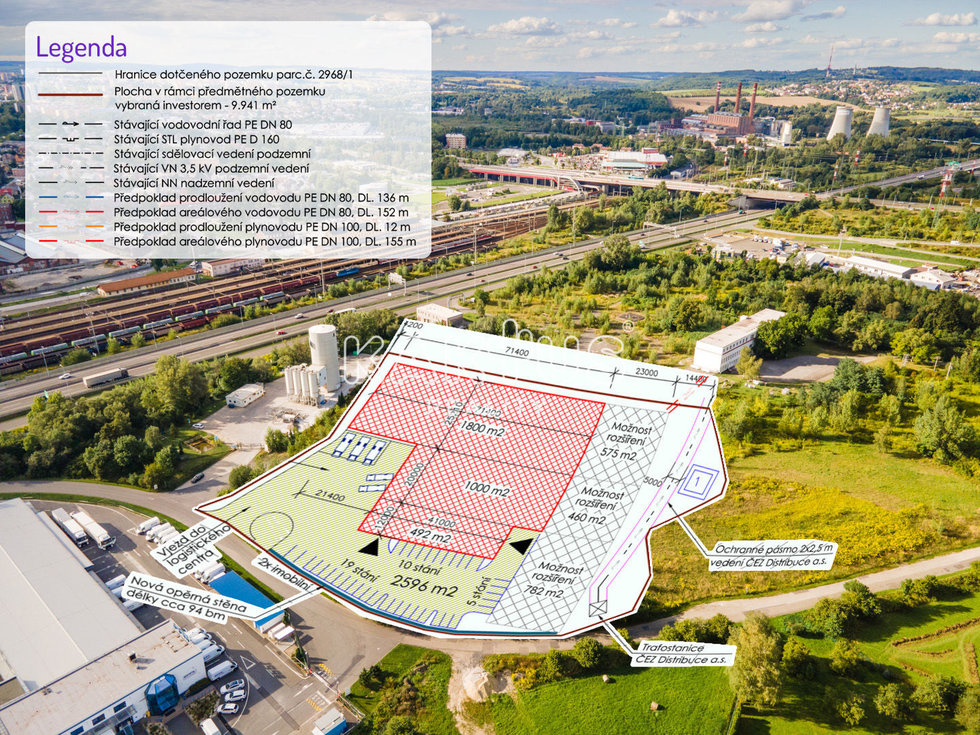 Prodej komerčního pozemku 10000 m², Ostrava