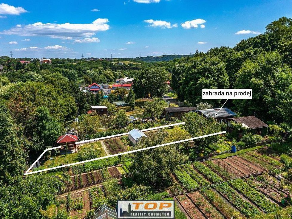 Prodej zahrady 360 m², Kadaň