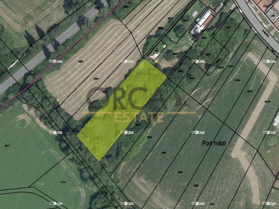 Prodej zemědělské půdy 2669 m², Čelechovice na Hané