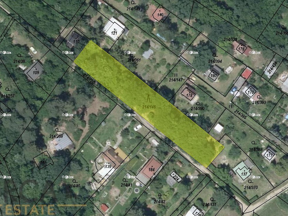 Prodej lesa 1251 m², Prostějovičky