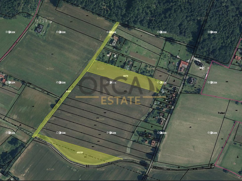 Prodej zemědělské půdy 8614 m², Petrovice u Karviné