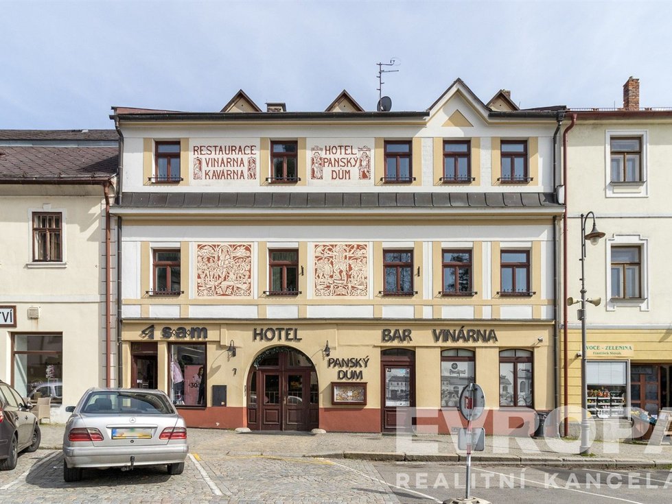 Prodej hotelu, penzionu 1100 m², Nové Město na Moravě