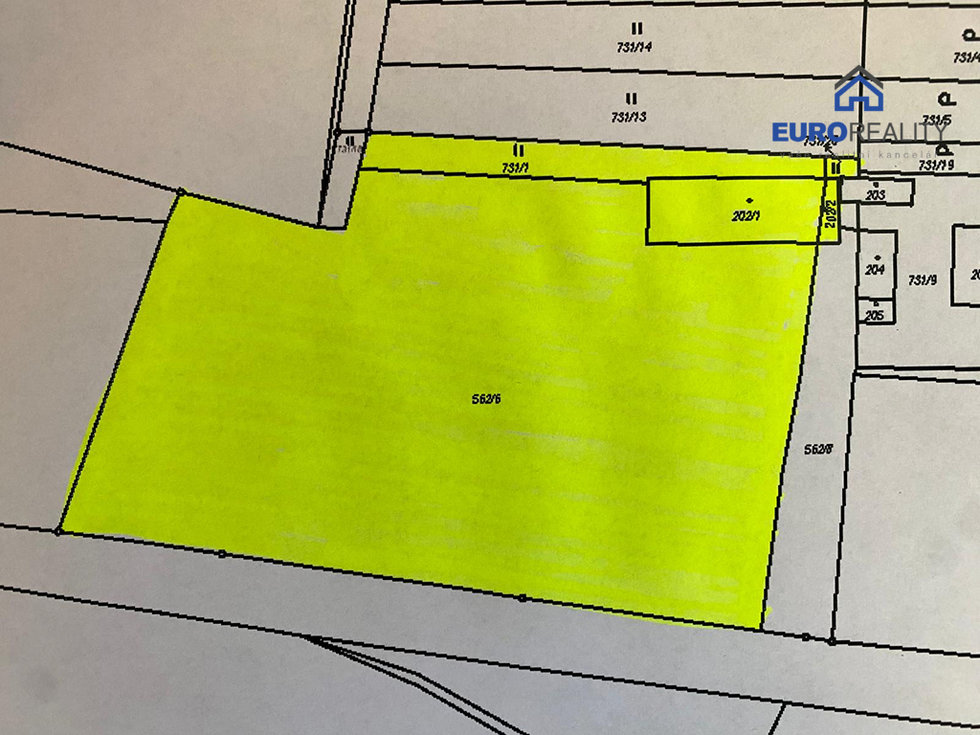 Prodej stavební parcely 7594 m², Trstěnice