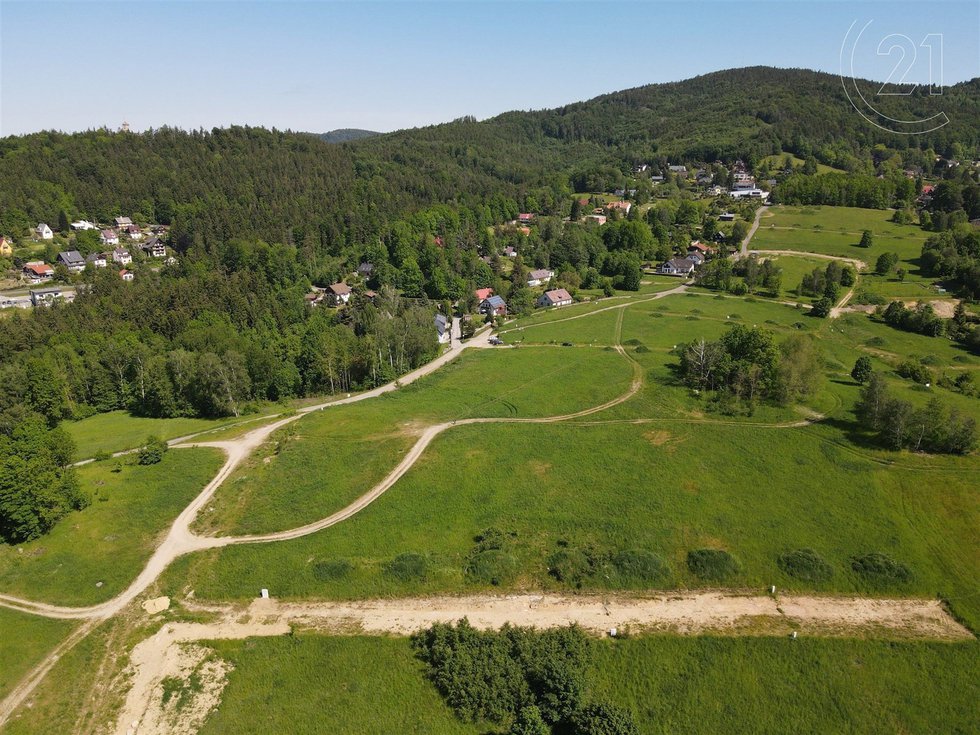 Prodej stavební parcely 1317 m², Liberec