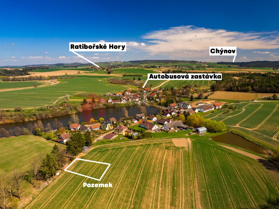 Prodej stavební parcely 1130 m², Ratibořské Hory