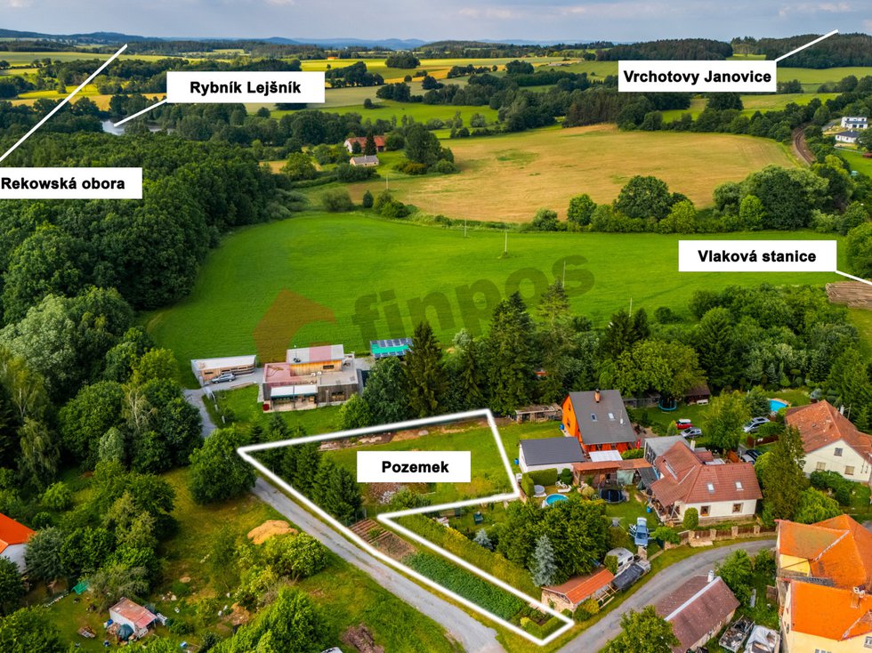 Prodej stavební parcely 1077 m², Štětkovice