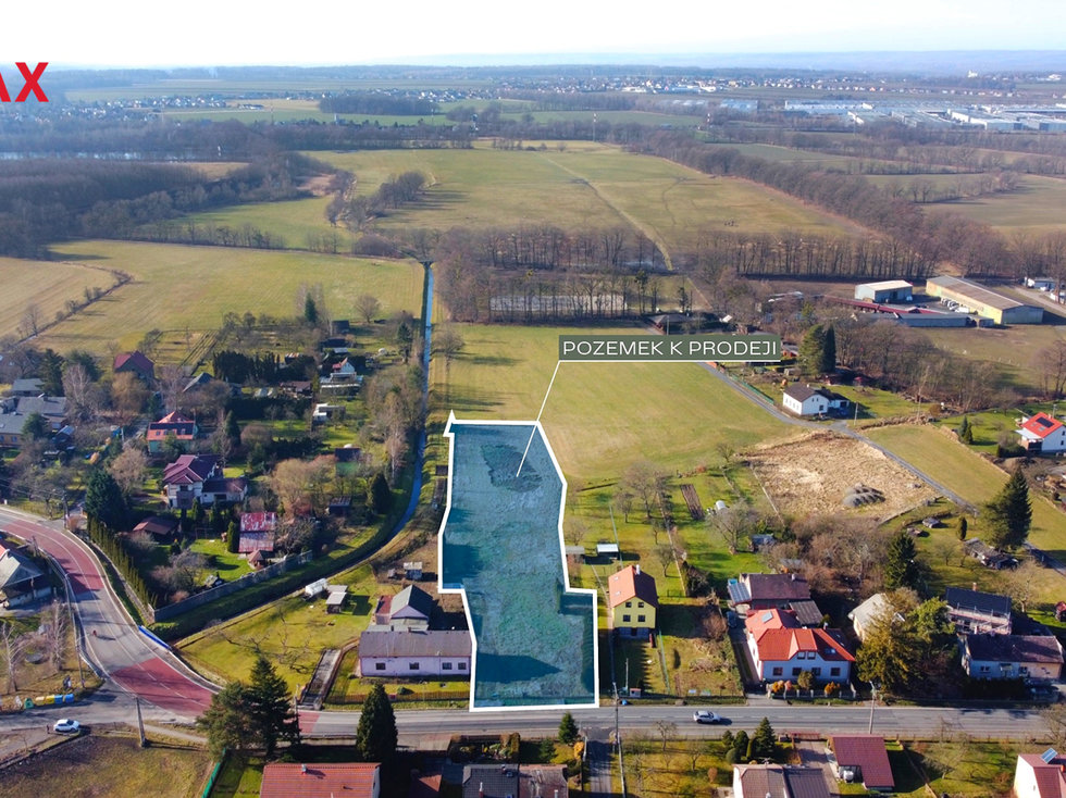 Prodej stavební parcely 3731 m², Ostrava