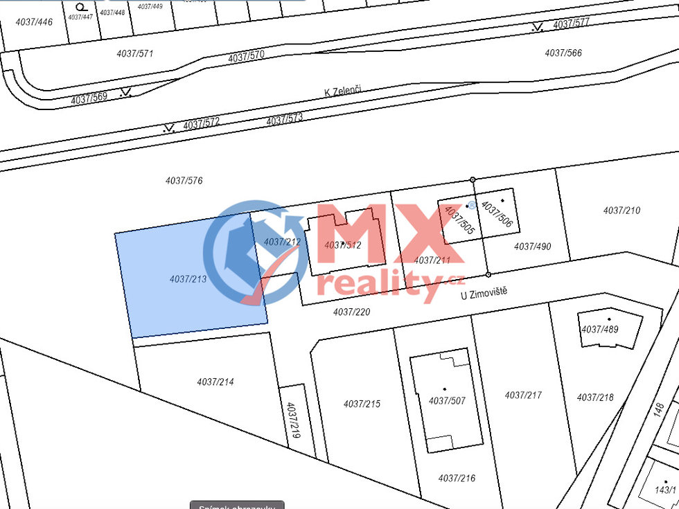 Prodej stavební parcely 697 m², Praha