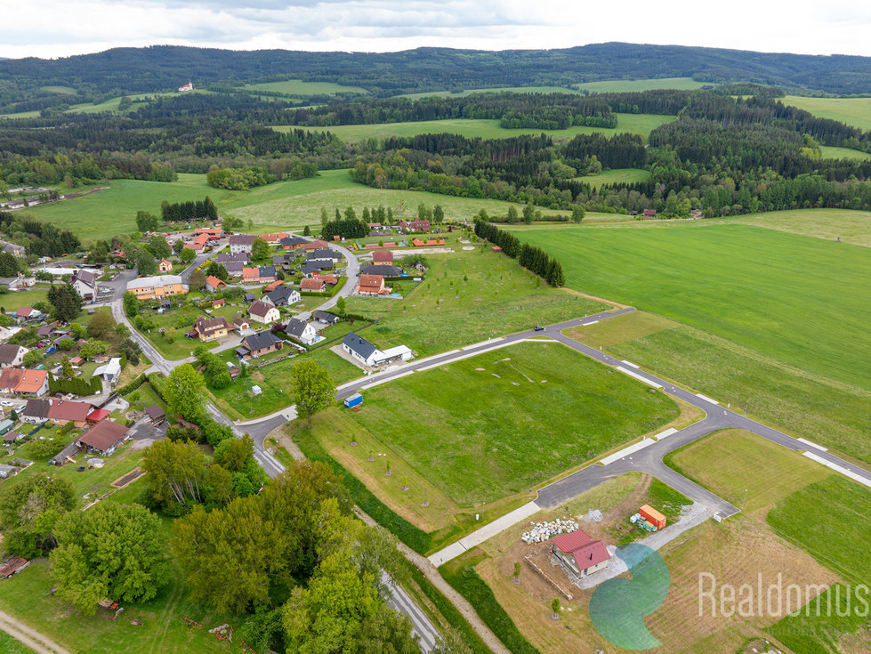 Prodej stavební parcely 1242 m², Bohdalovice
