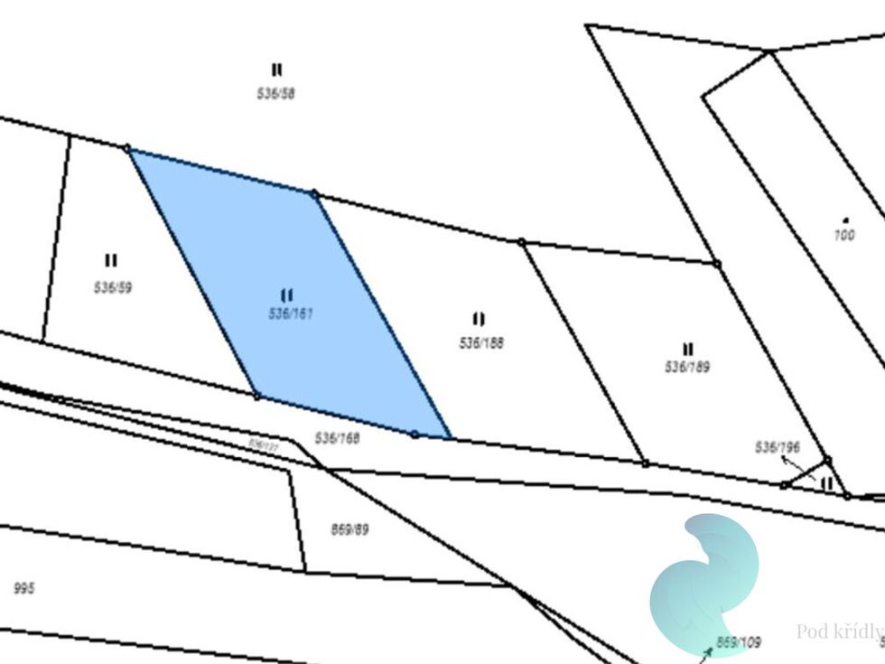 Prodej stavební parcely 986 m², Vlkov