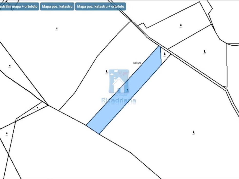 Prodej louky 5547 m², Strážný