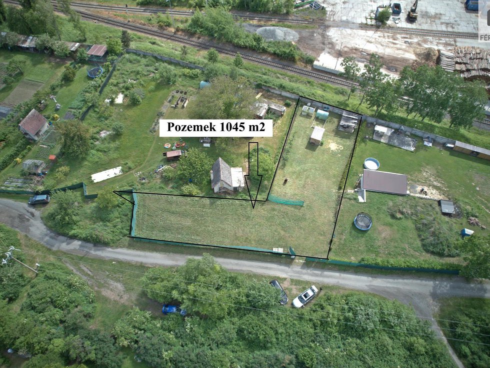Prodej stavební parcely 1045 m², Štětí