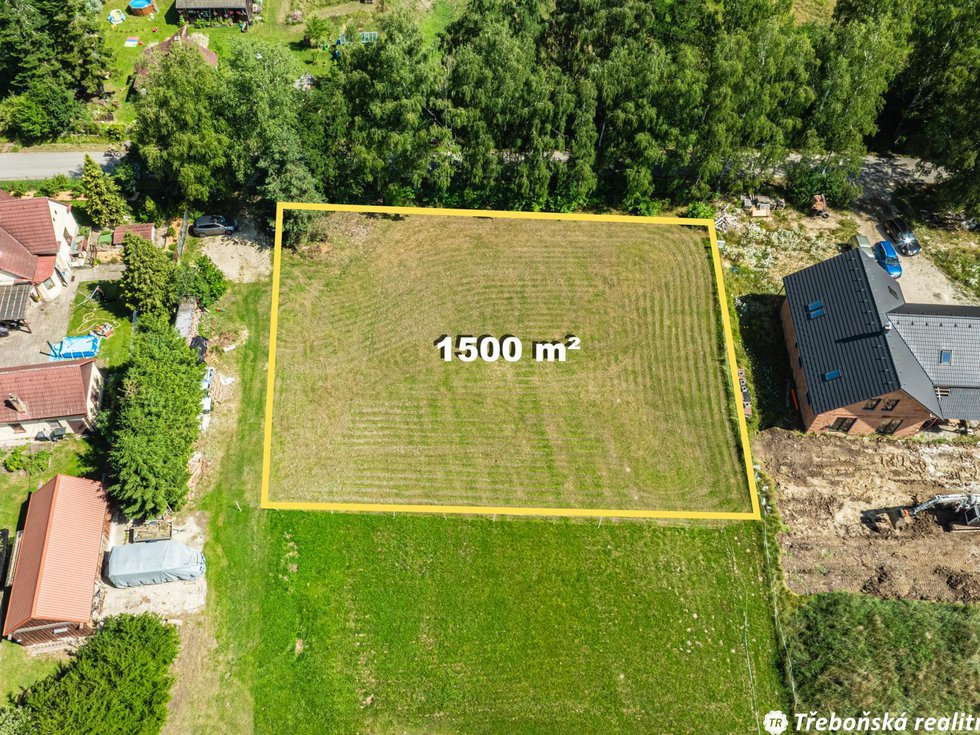 Prodej stavební parcely 1500 m², Suchdol nad Lužnicí