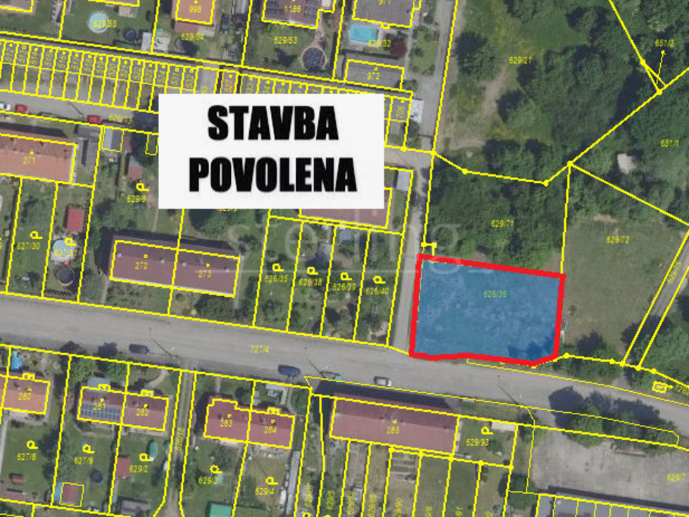 Prodej stavební parcely 811 m², Štěchovice