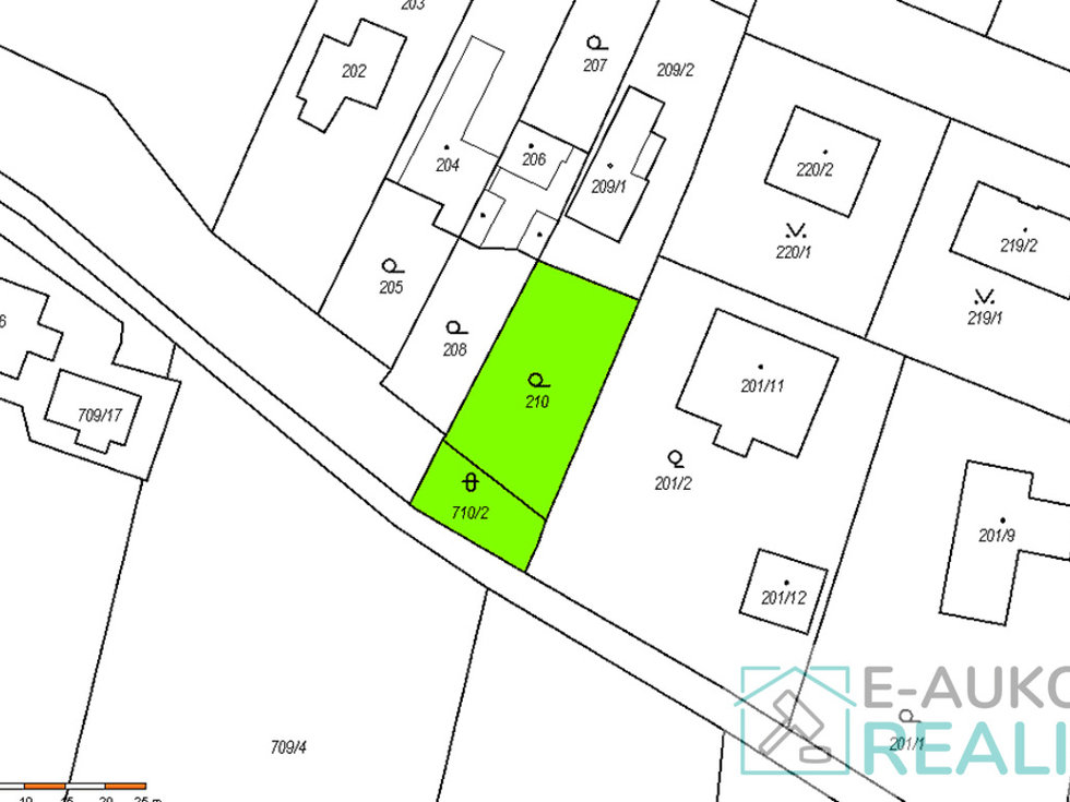 Prodej stavební parcely 528 m², Praha