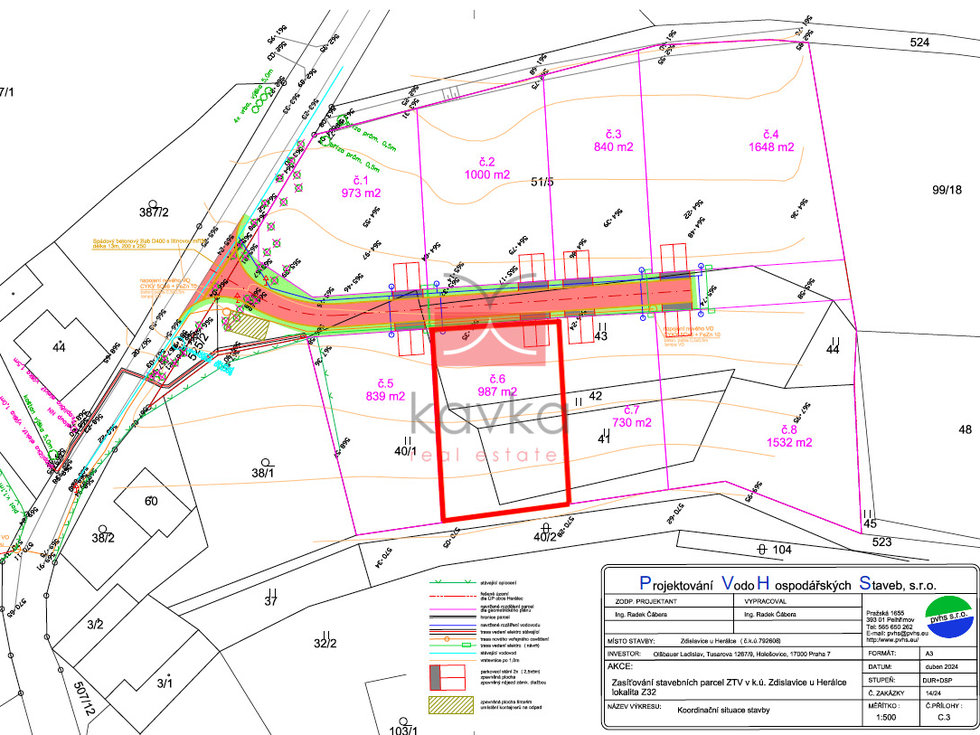 Prodej stavební parcely 987 m², Herálec