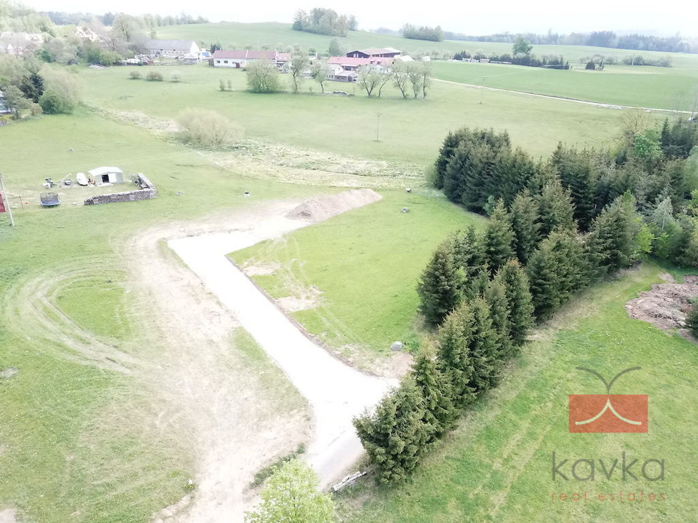 Prodej stavební parcely 1031 m², Horní Rápotice