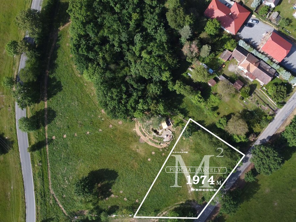 Prodej stavební parcely 1974 m², Vysoký Chlumec