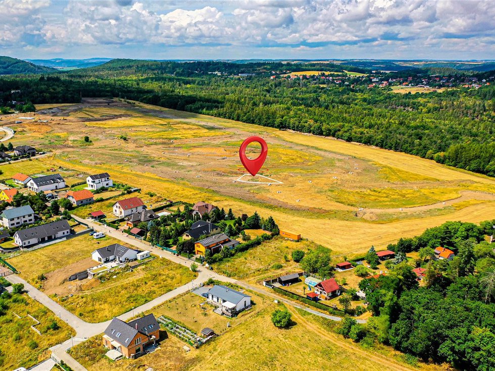 Prodej stavební parcely 1481 m², Trnová
