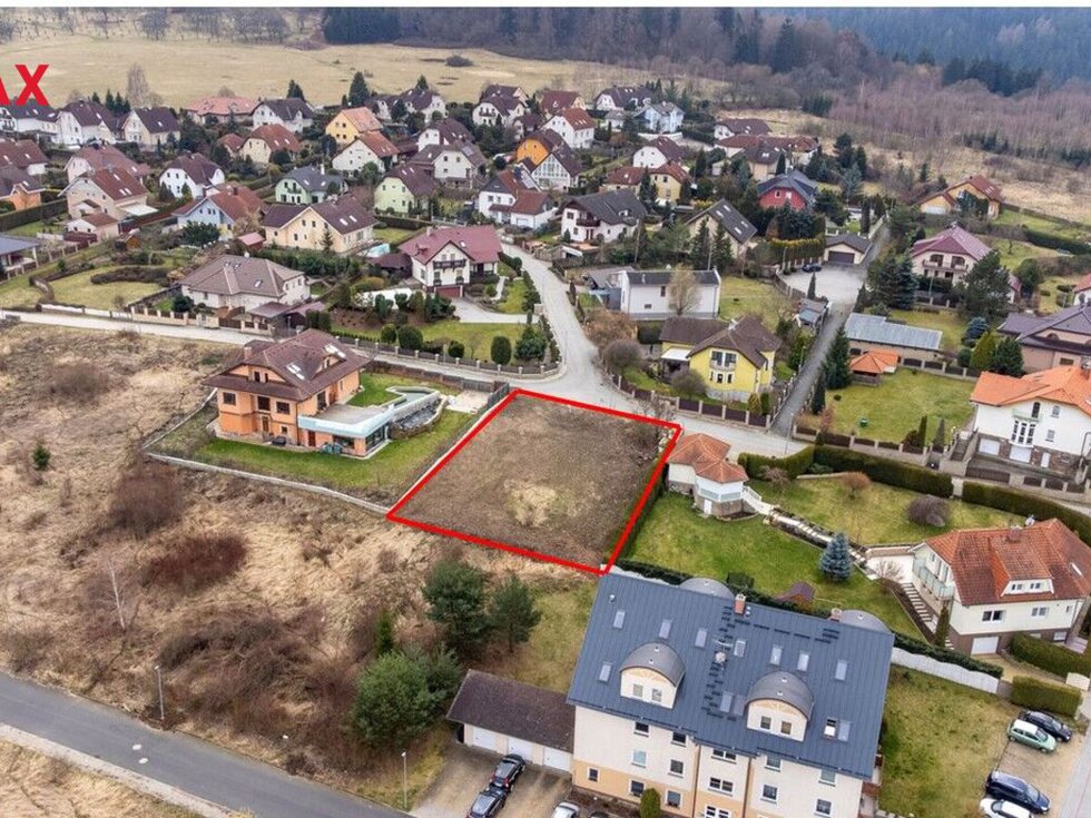 Prodej stavební parcely 822 m², Karlovy Vary